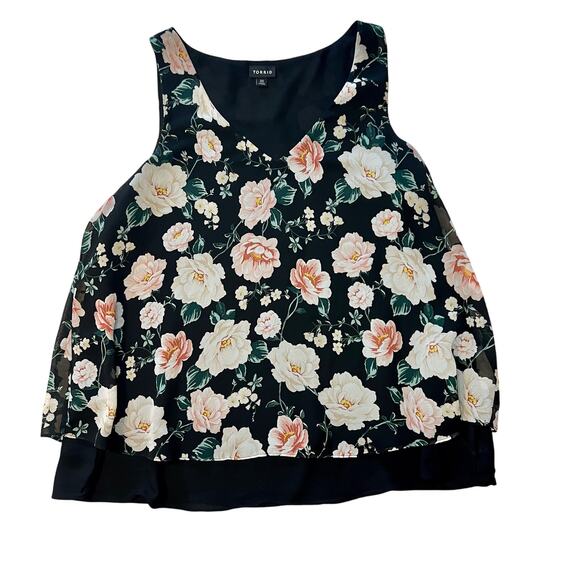Torrid top EUC size 00 M/L sleeveless - Picture 1 of 5